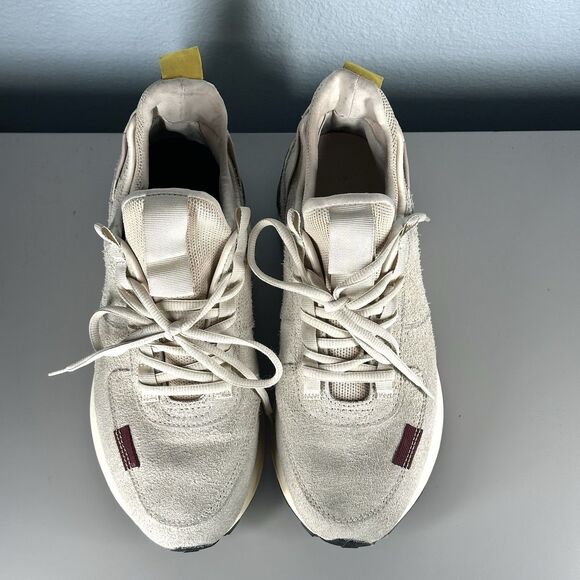 Clearweather Shoes Mens Size 8.5 Women’s 10 Contera Oatmeal Suede Sneakers - Picture 4 of 16